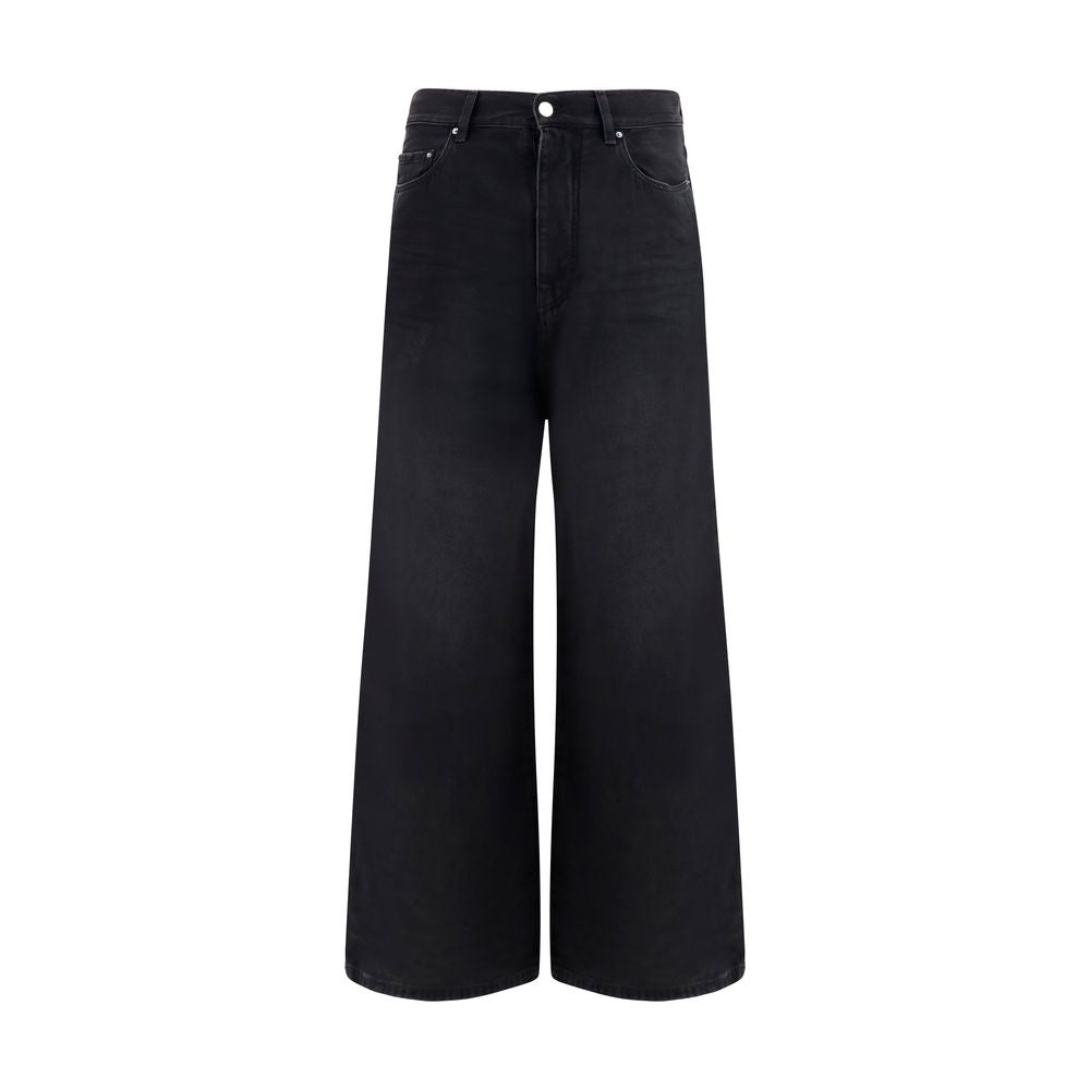 Black Cotton Jeans Denim