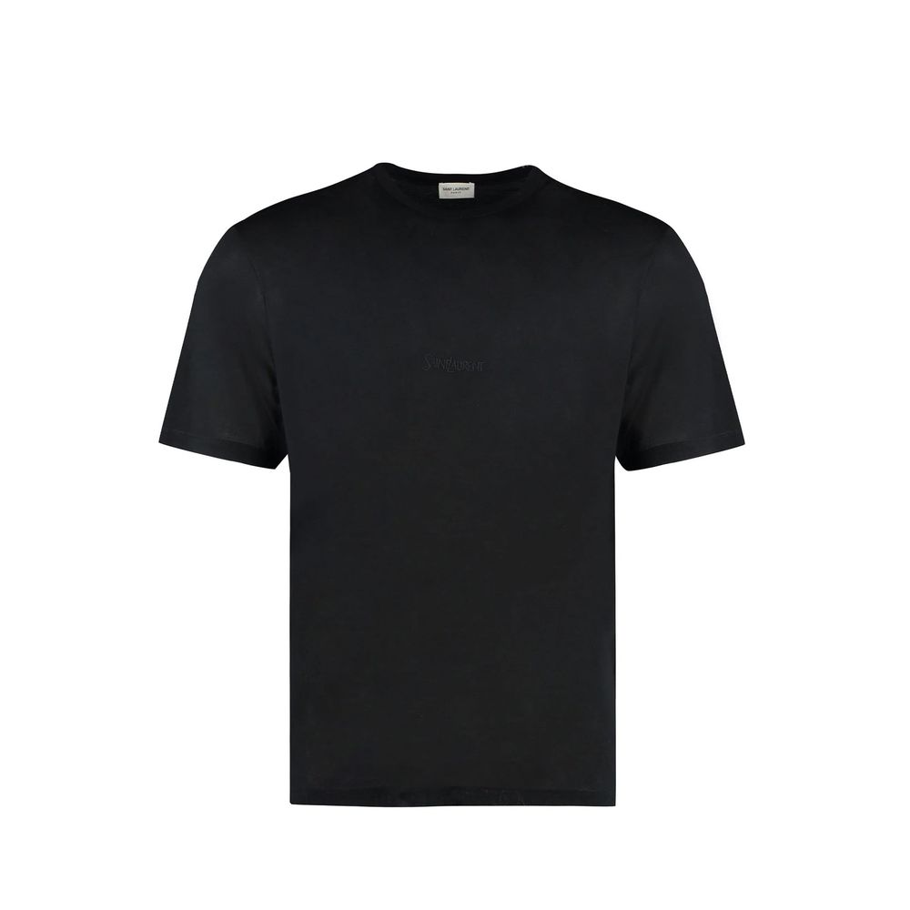 Black Cotton T-Shirt