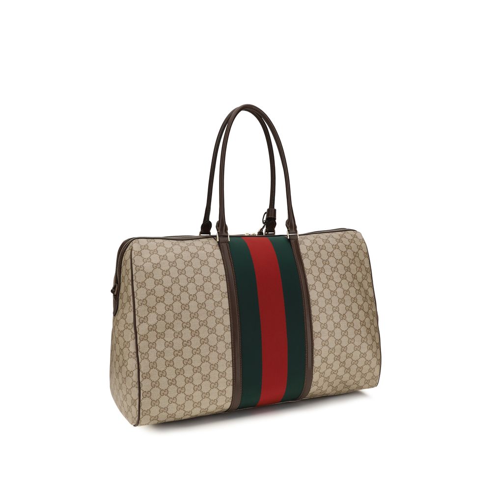 Beige Fabric Shoulder Bag