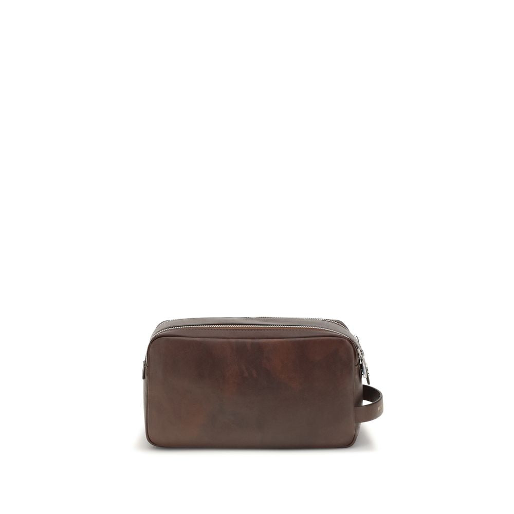 Brown Calf Leather Bos Taurus Wallet