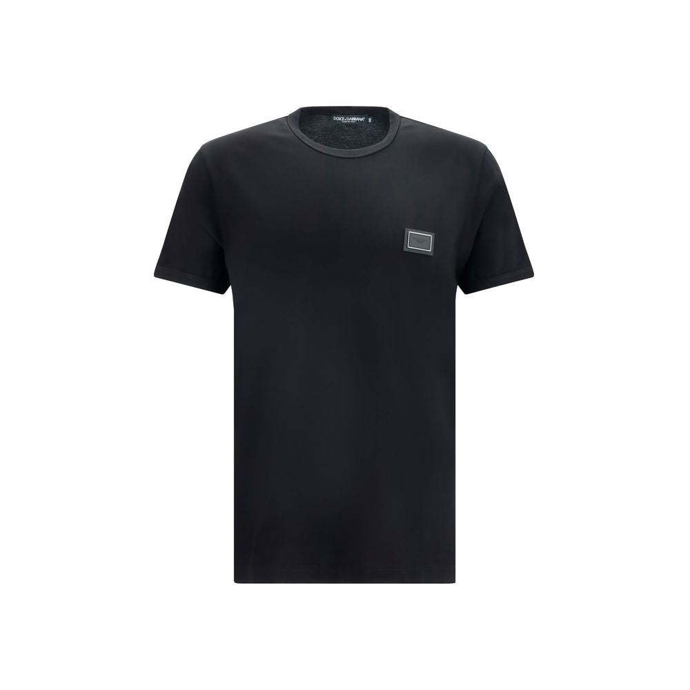 Black Cotton T-Shirt
