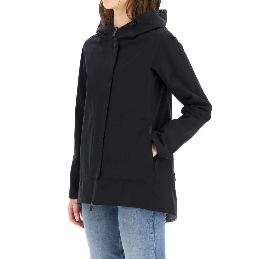 Blue Polyester Shell Jacket