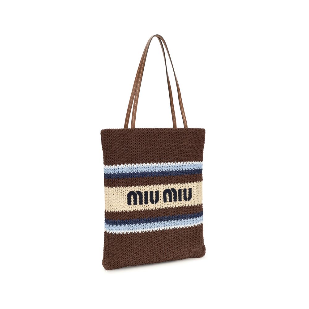 Multicolor Recycled Cotton Shoulder Bag