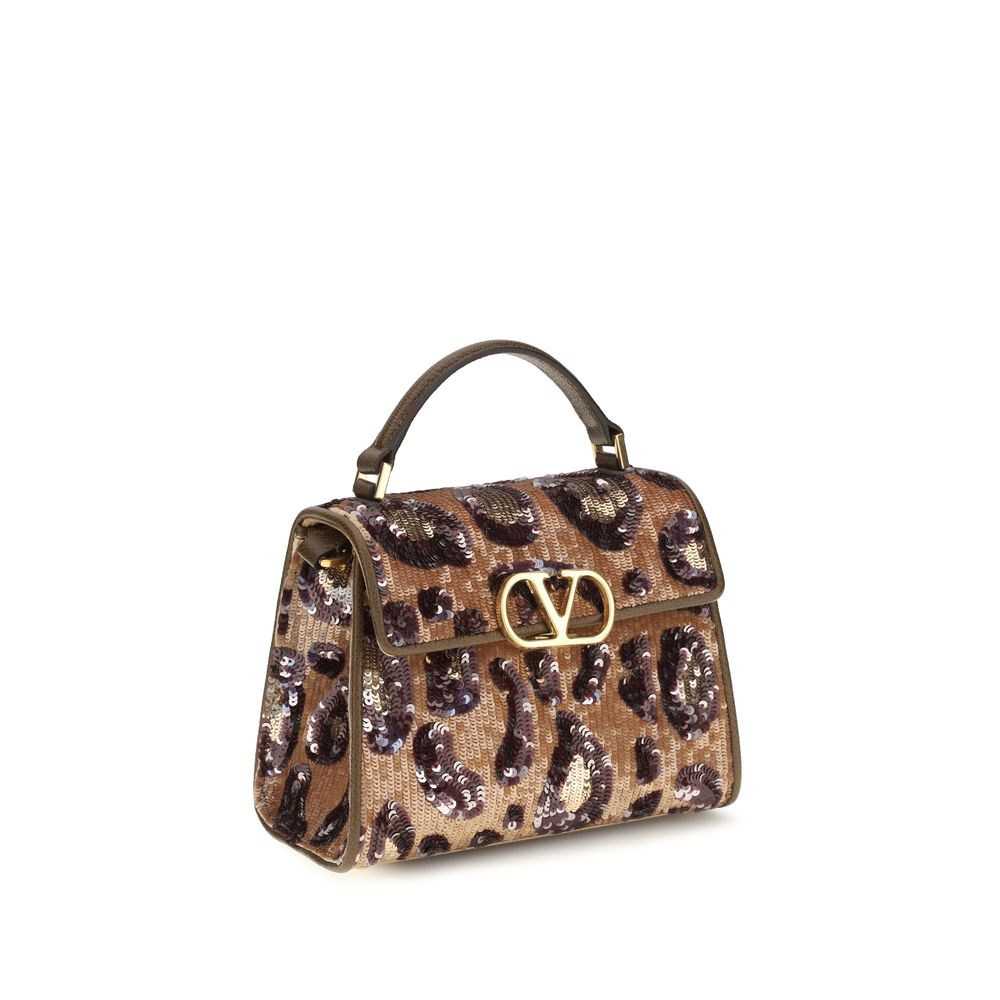 Multicolor Silk Shoulder Bag