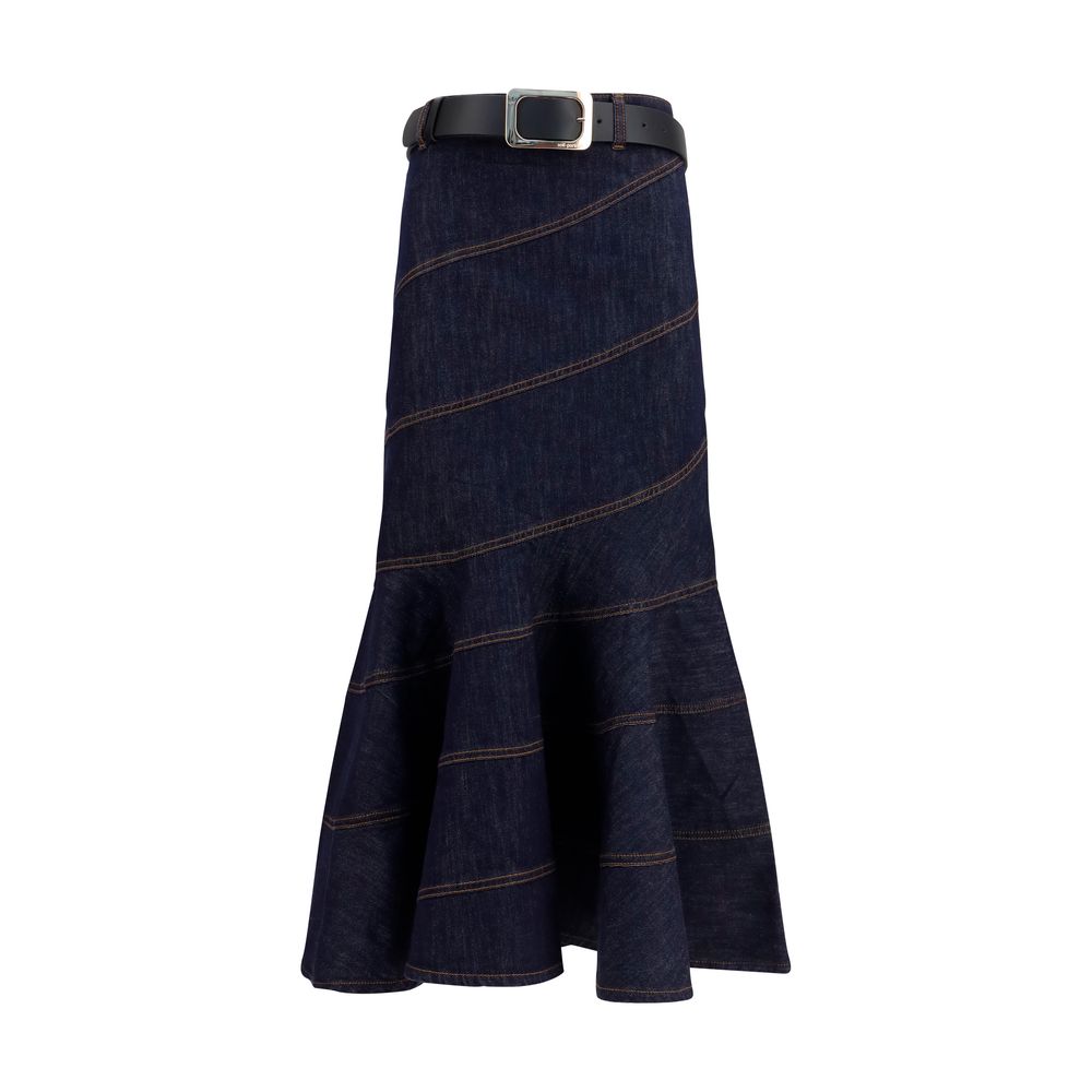 Blue Denim Skirt