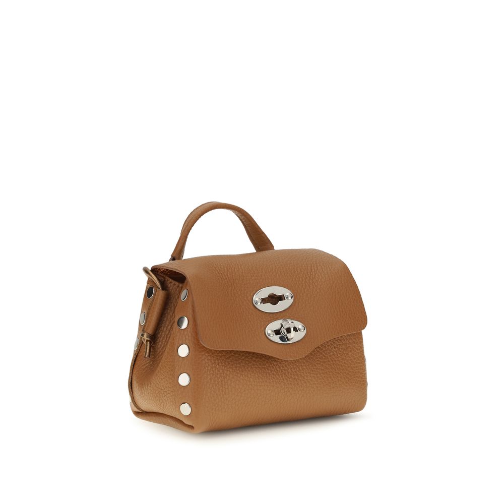 Beige Calf Leather Bos Taurus Shoulder Bag