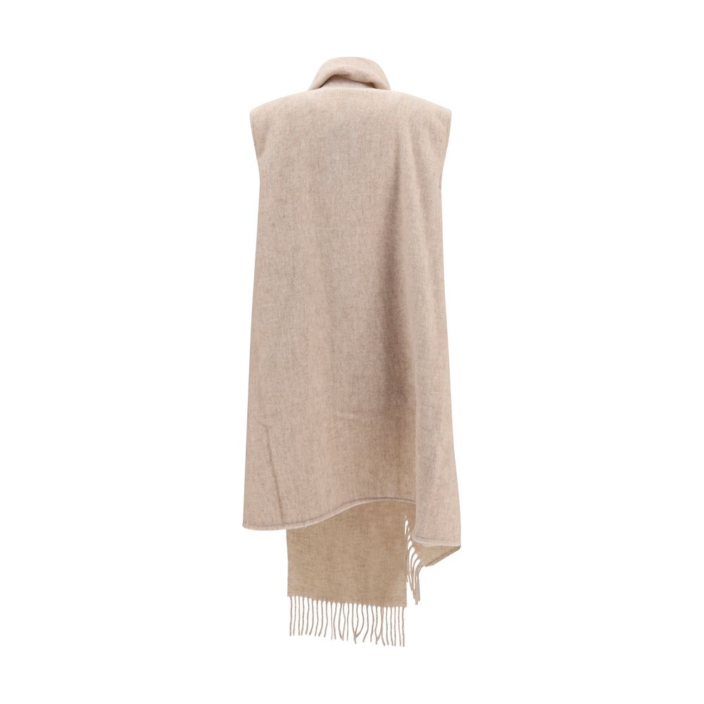 Beige Wool Oves Aries Scarf