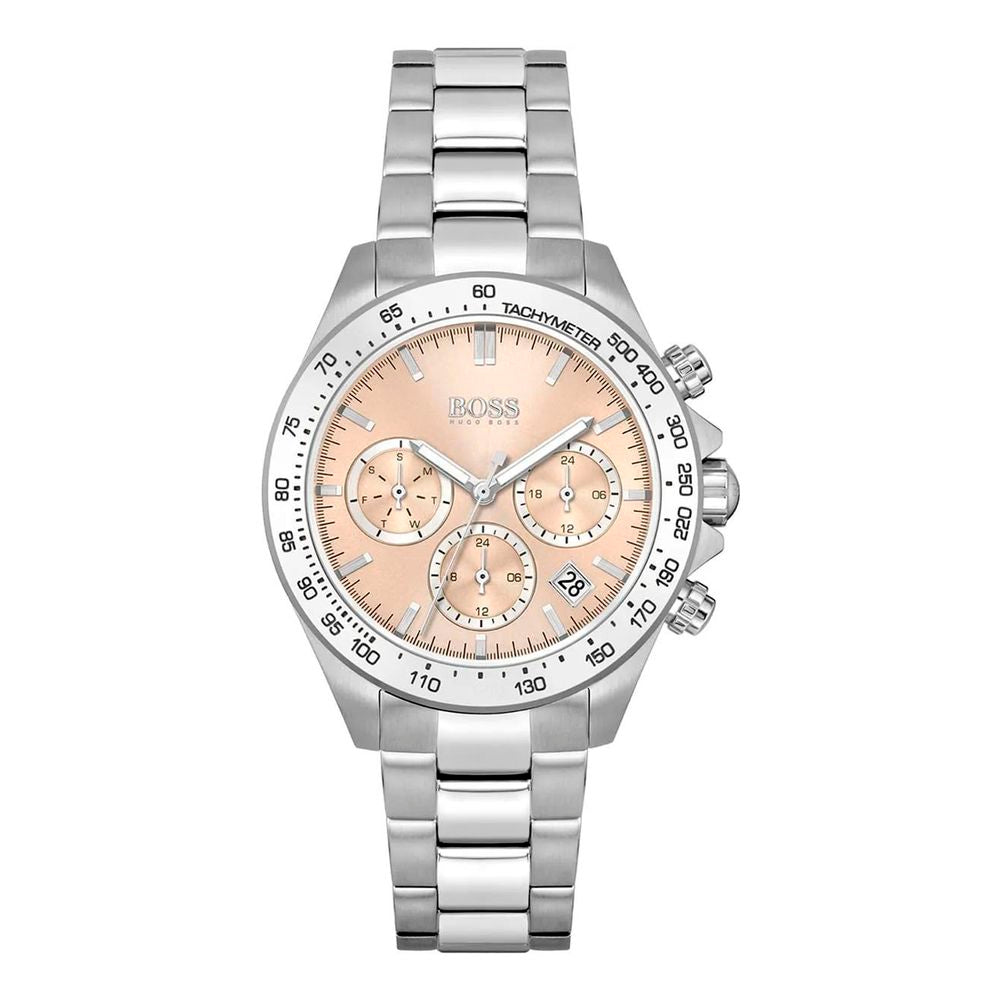 Gray Stainless Steel Bracelet Watch