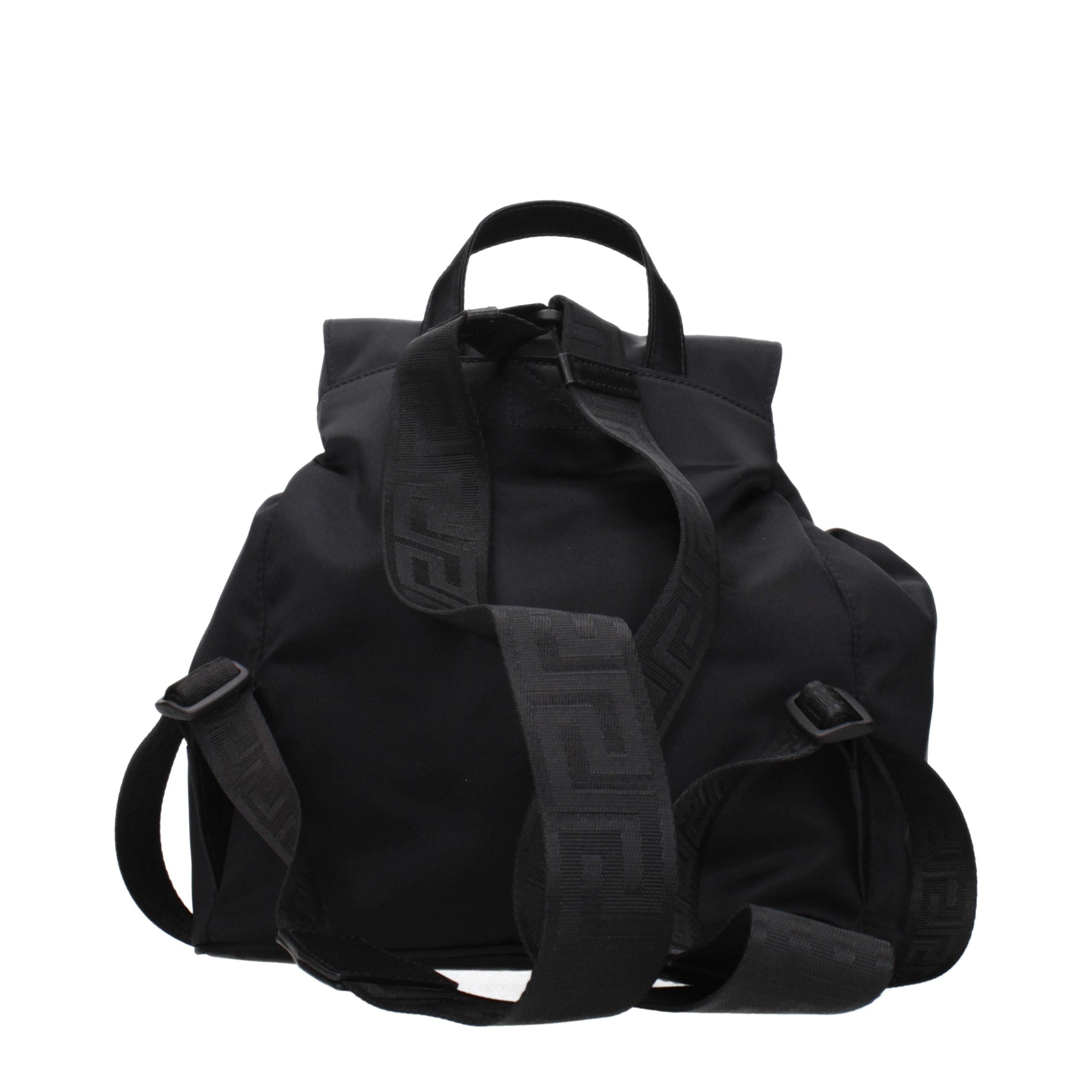 Black Fabric Backpack