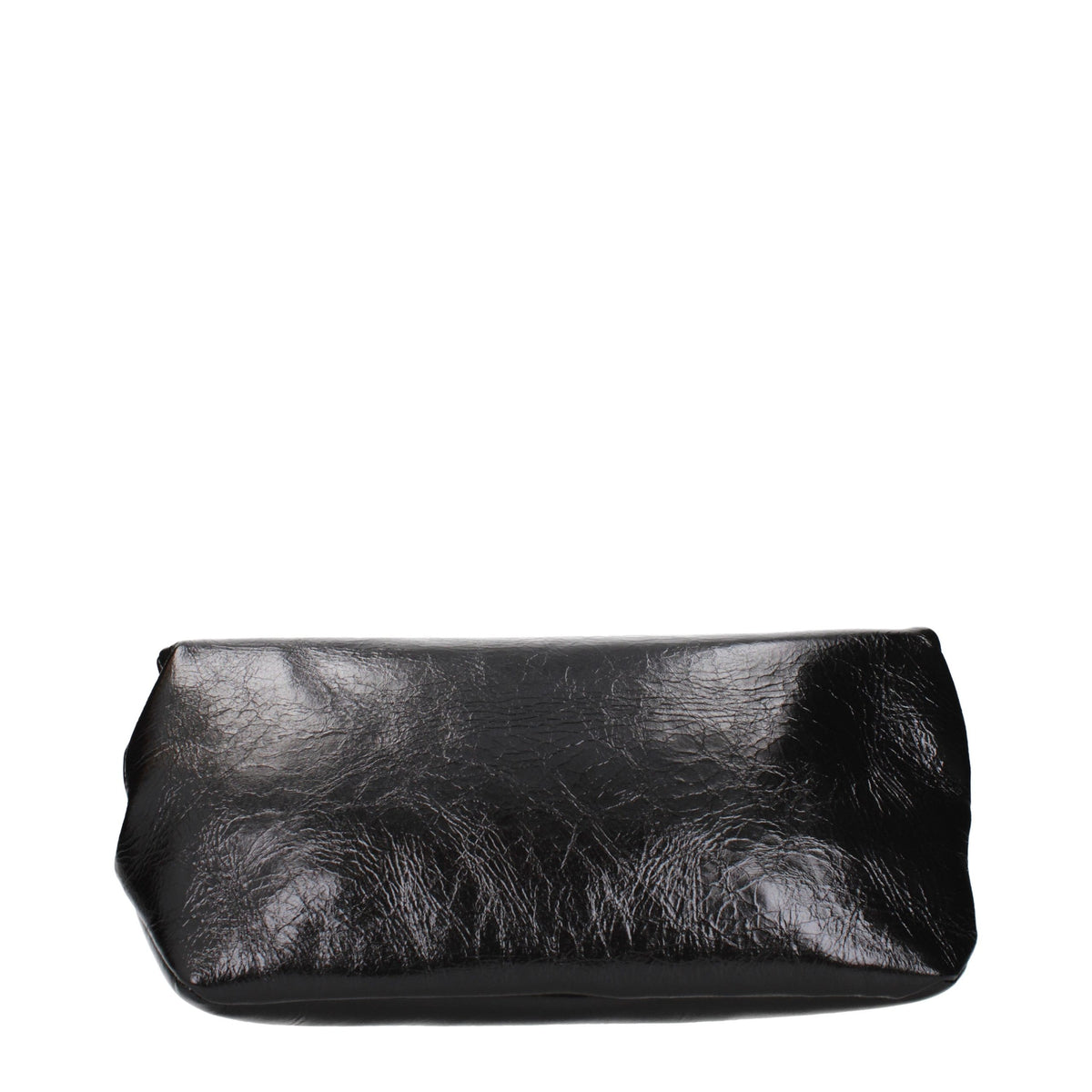 Black Leather Clutch Bag