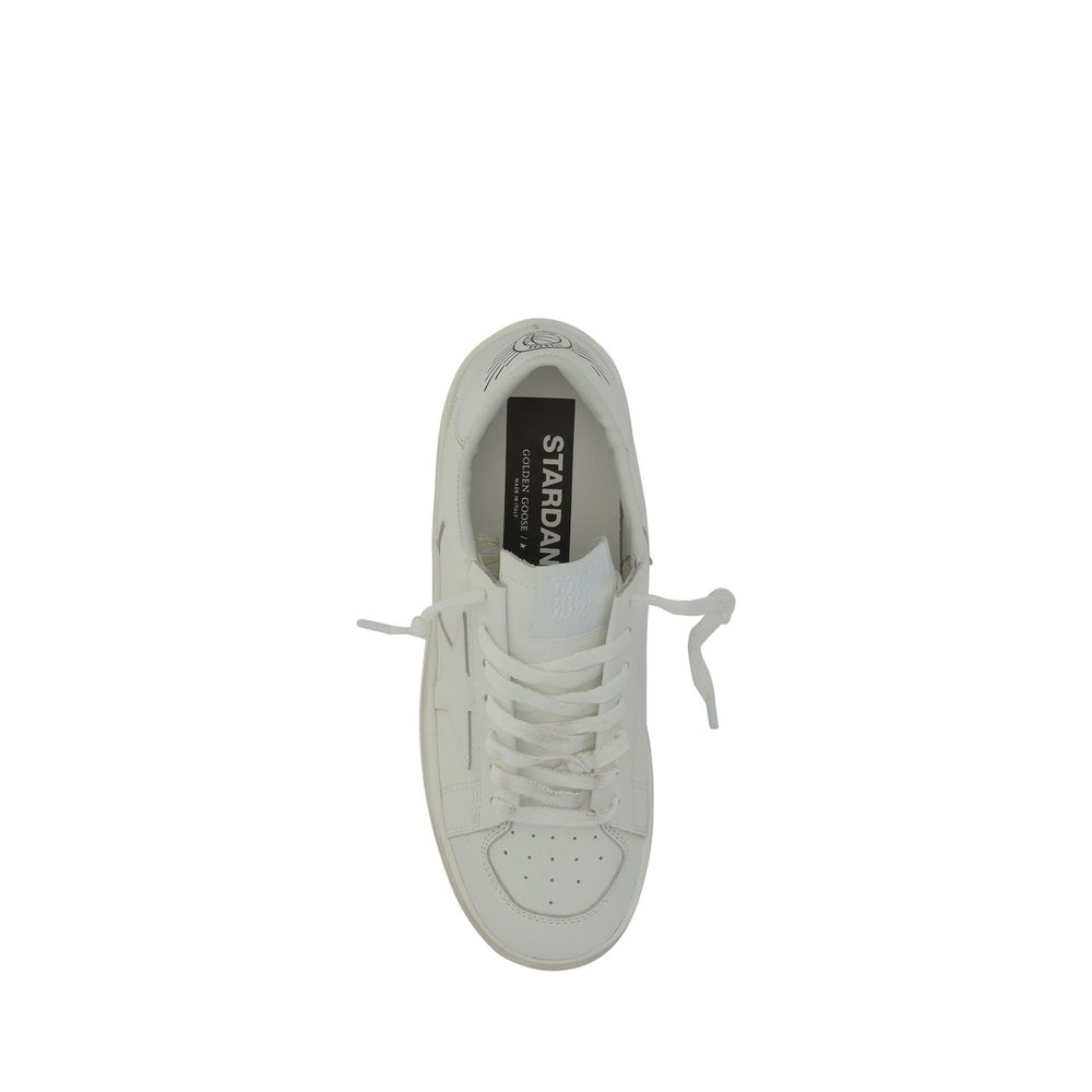 White Goatskin Sneakers