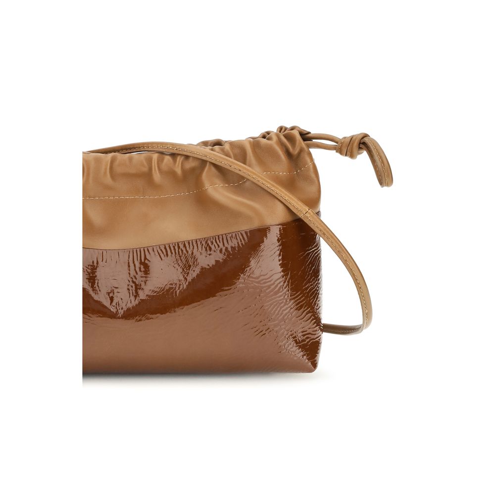 Bicolor Calf Leather Bos Taurus Clutch Bag