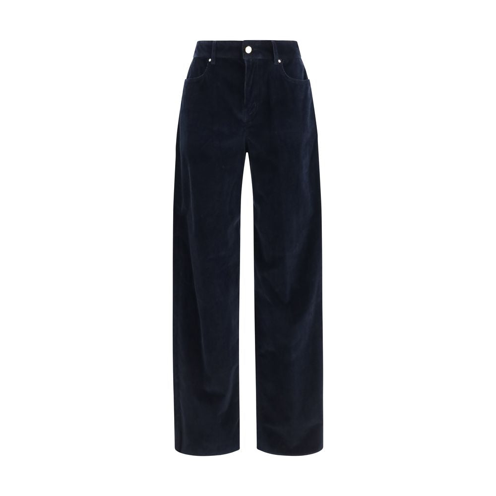 Blue Cotton Pants