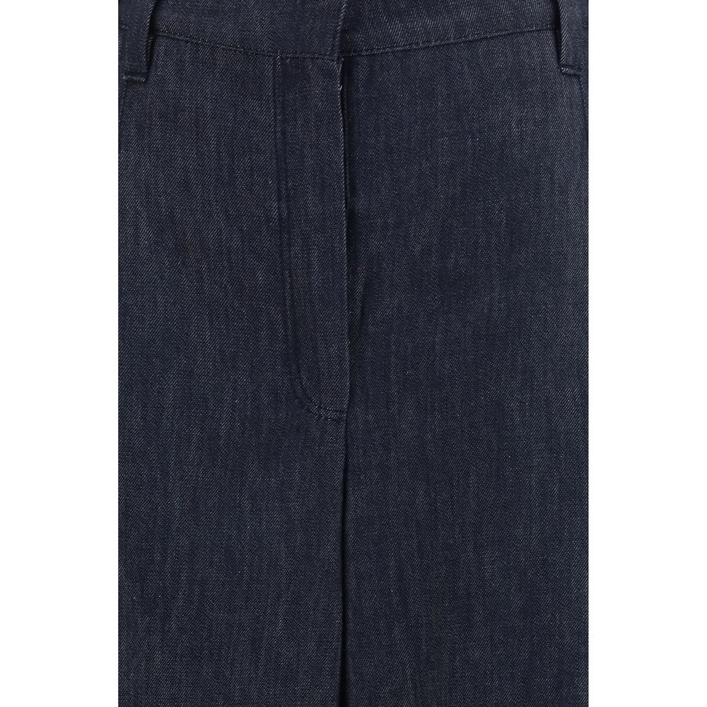 Blue Cotton Jeans Denim