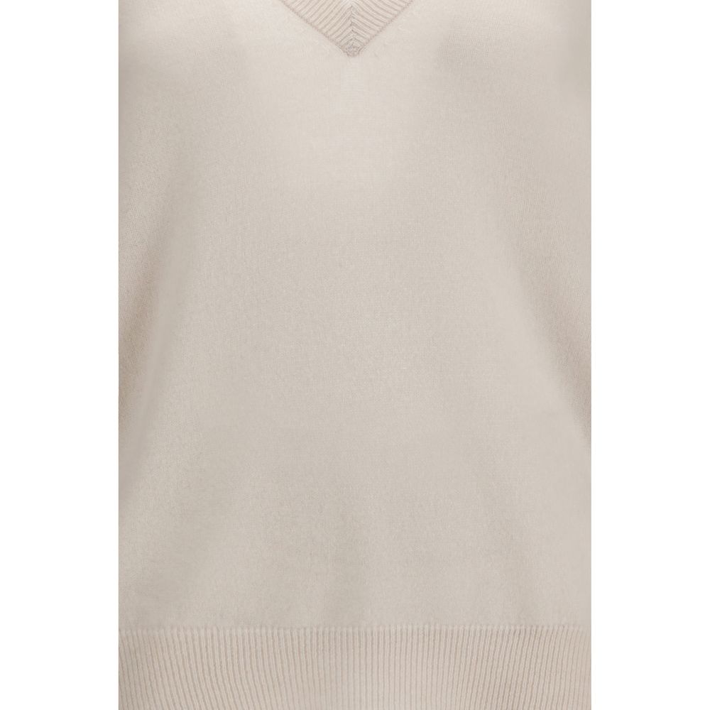 Beige Cashmere Sweater