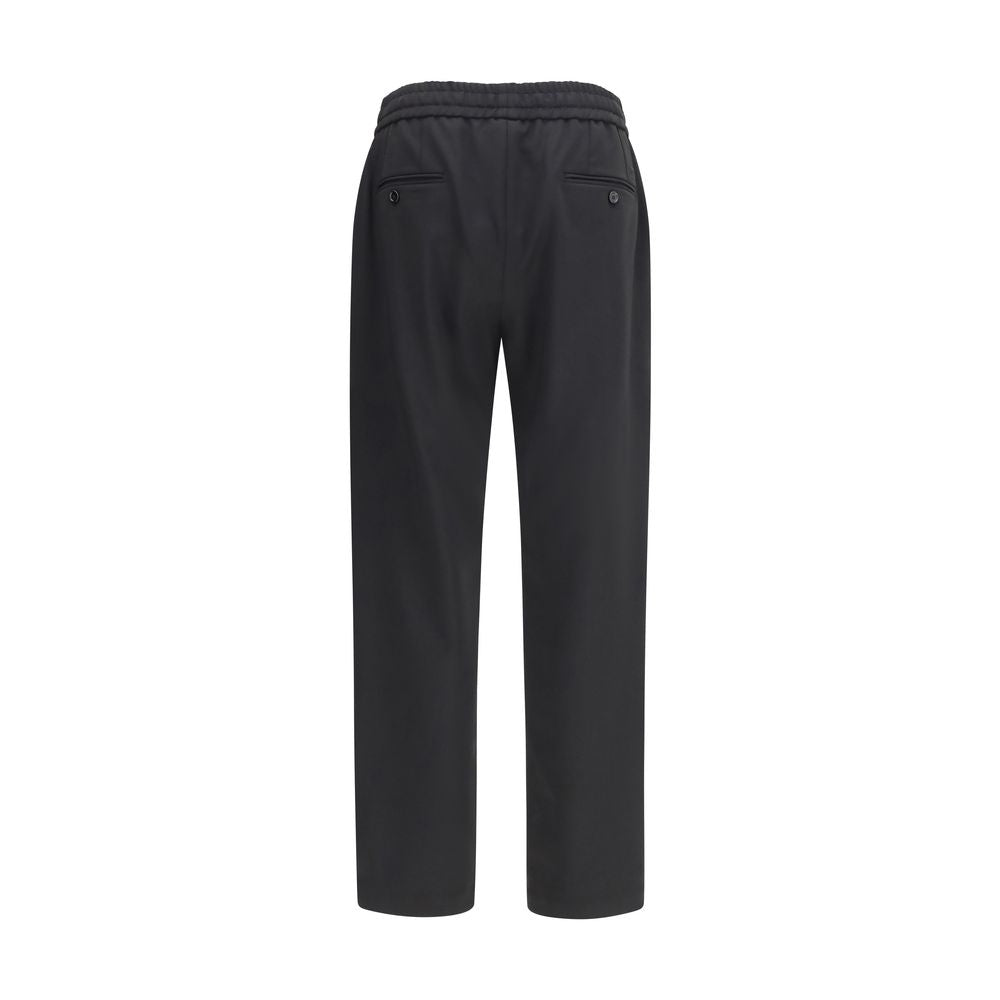 Black Wool Oves Aries Joggers (Workout Pants)