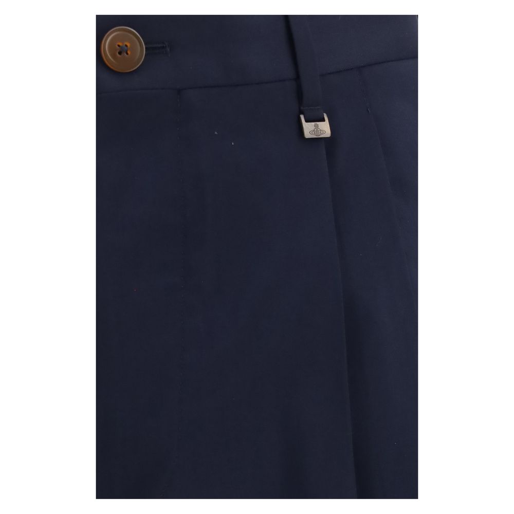 Blue Wool Oves Aries Dress Pants