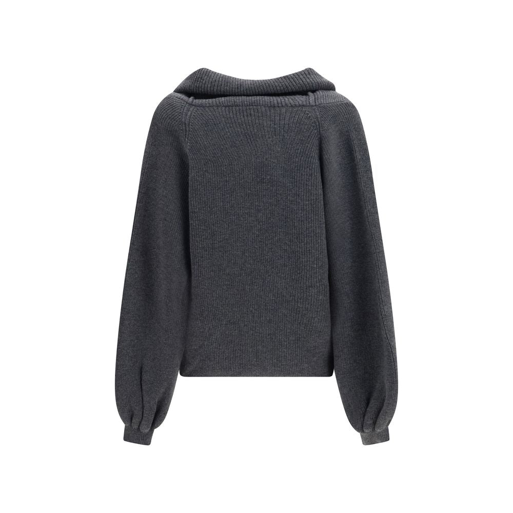 Gray Wool Oves Aries Cardigan