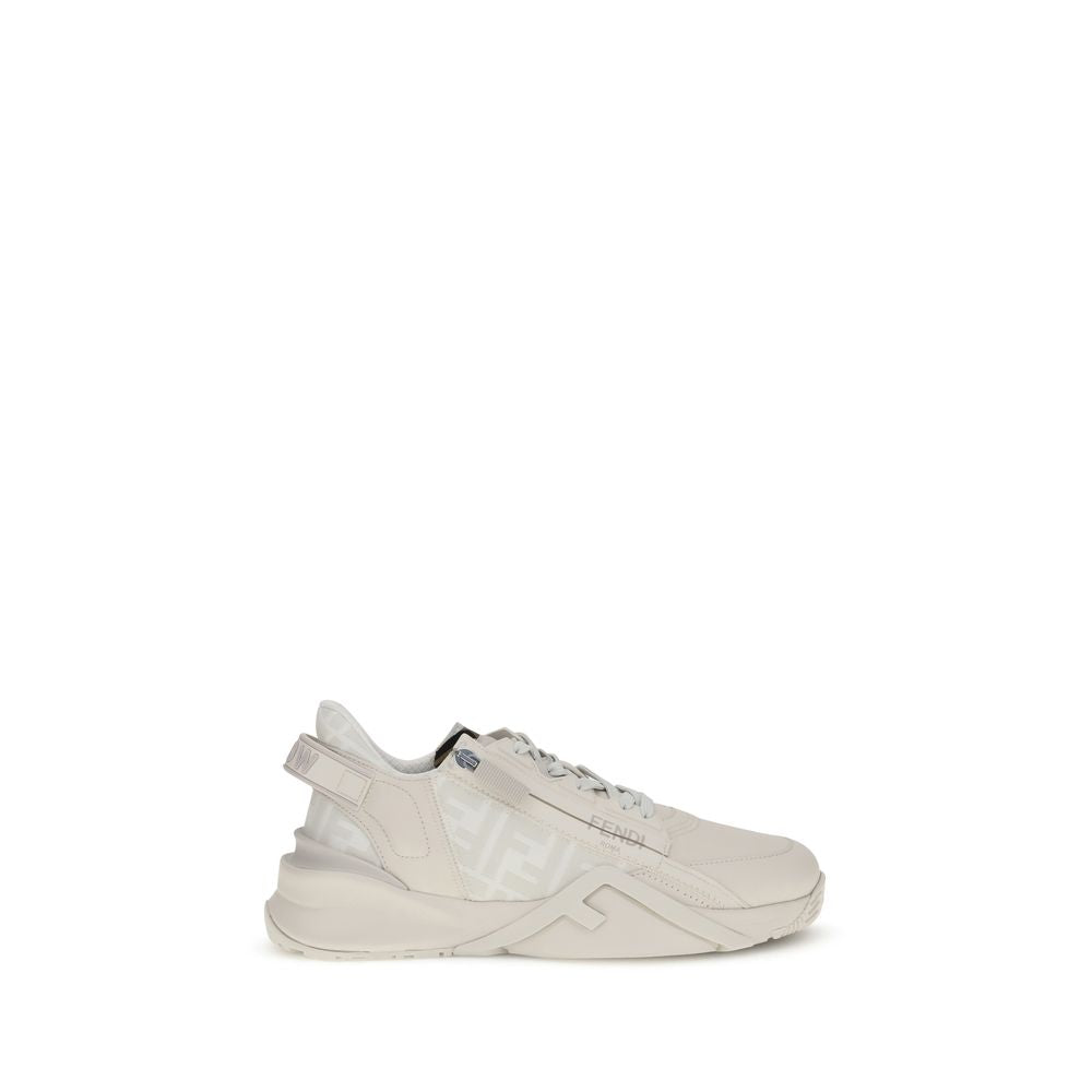 White Calf Leather Bos Taurus Athletic Sneakers
