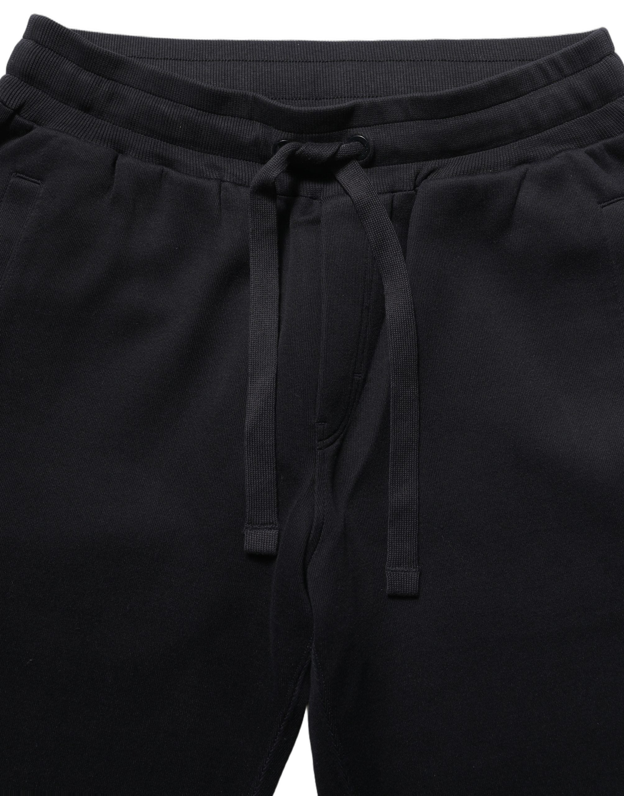 Blue Cotton Drawstring Jogger Trouser Pants