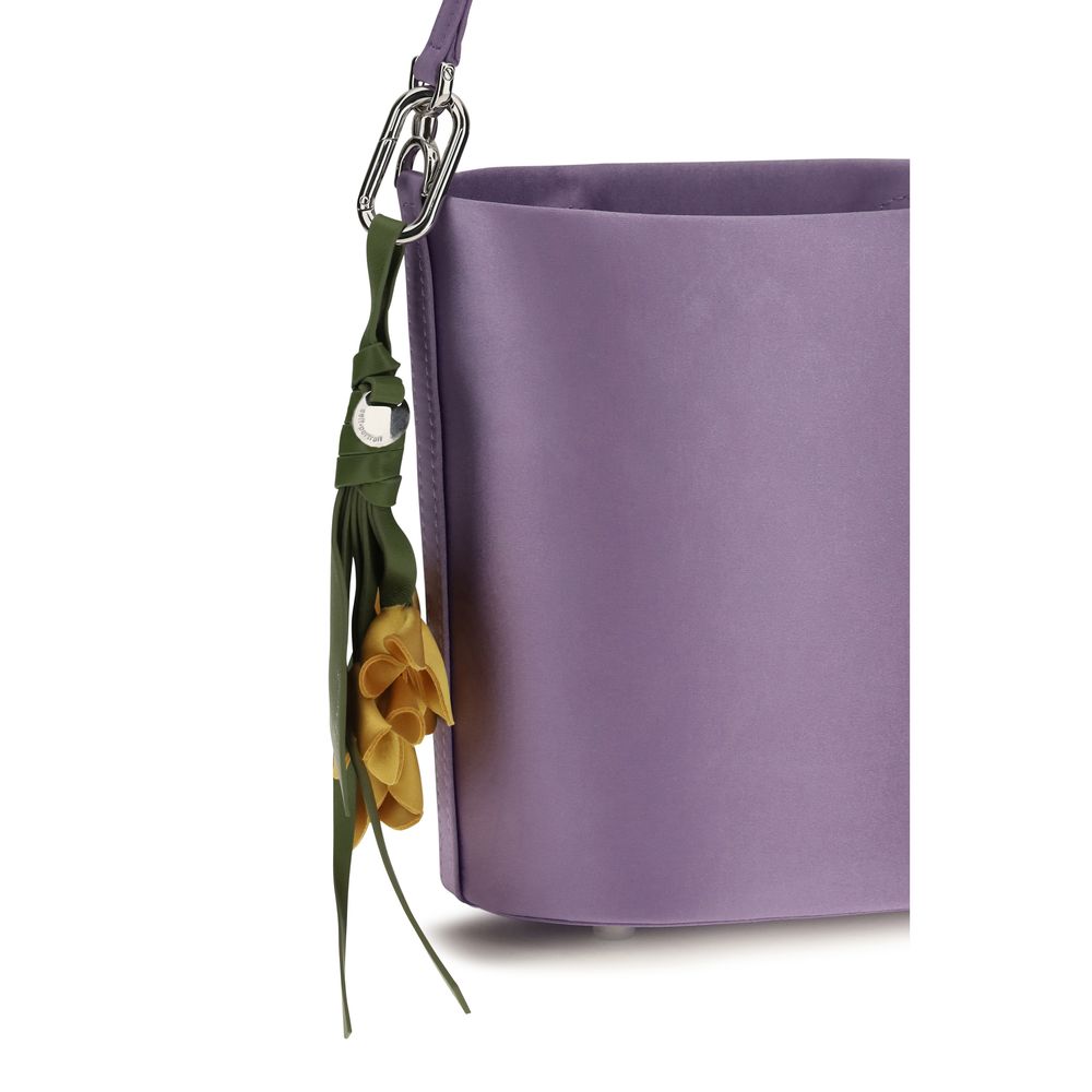 Purple Polyester Backet Bag