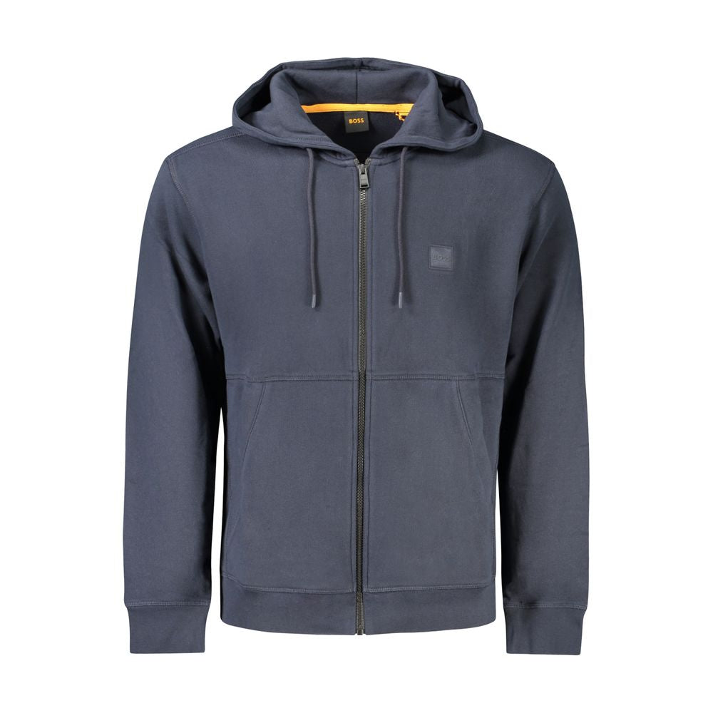 Blue Cotton Men's Sweatshirt