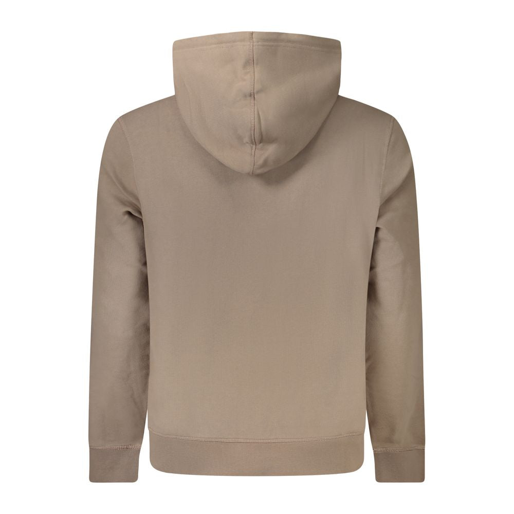Brown Cotton Men's Sweatshirt