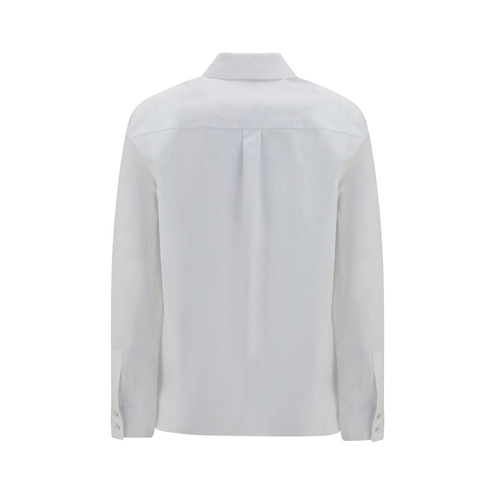 White Cotton Dress Shirt