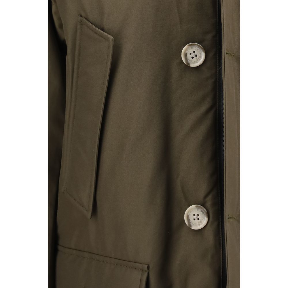 Bicolor Goose Down Coat