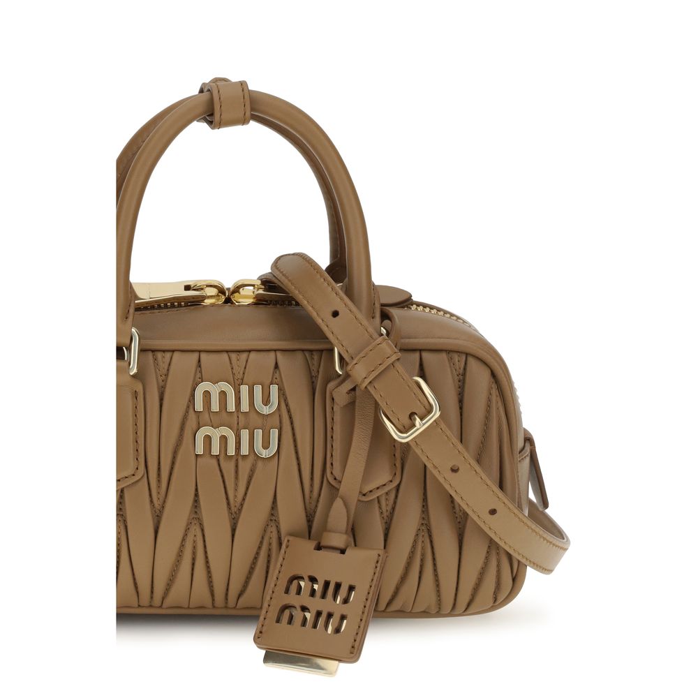 Beige Lamb Ovis Aries Handbag
