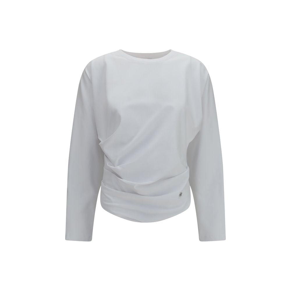 White Cotton Pattern Shirt