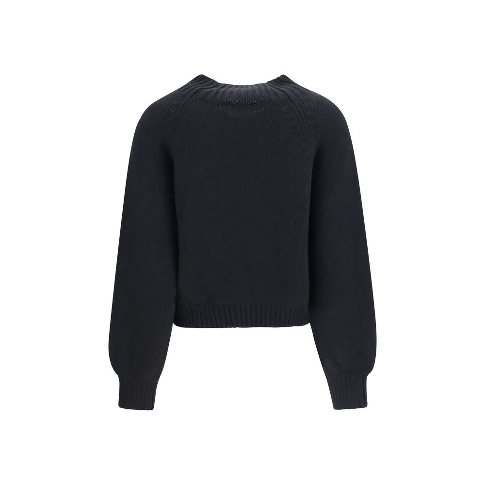 Black Cashmere Sweatshirt