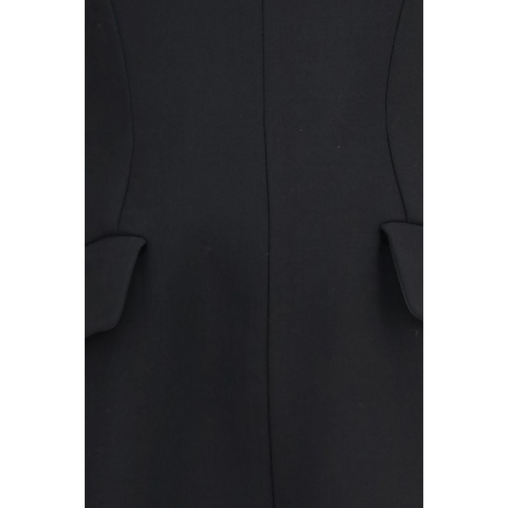 Black Polyamide Casual Dress