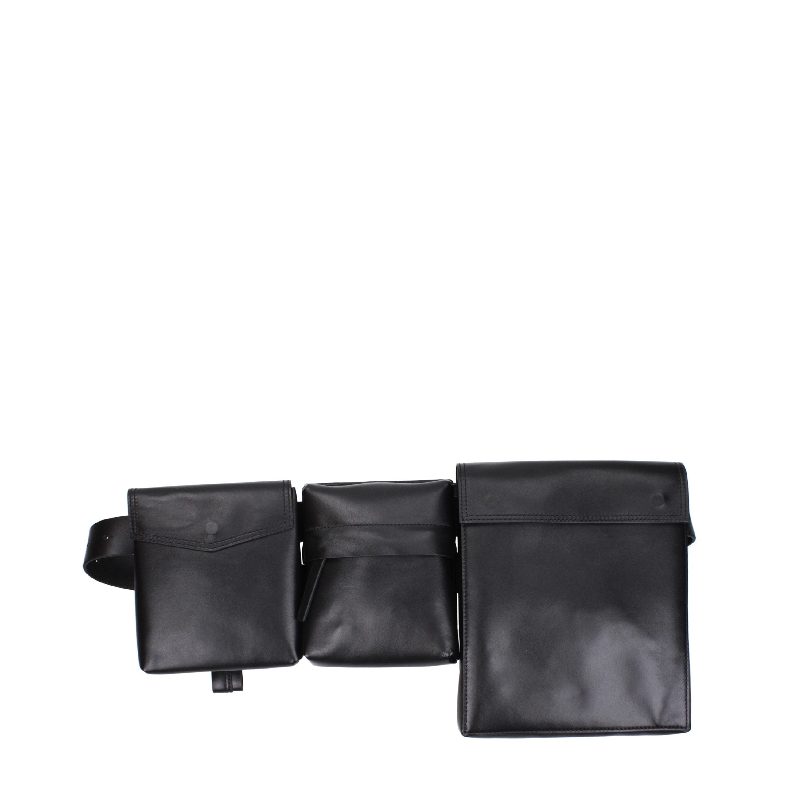 Black Leather Backpack