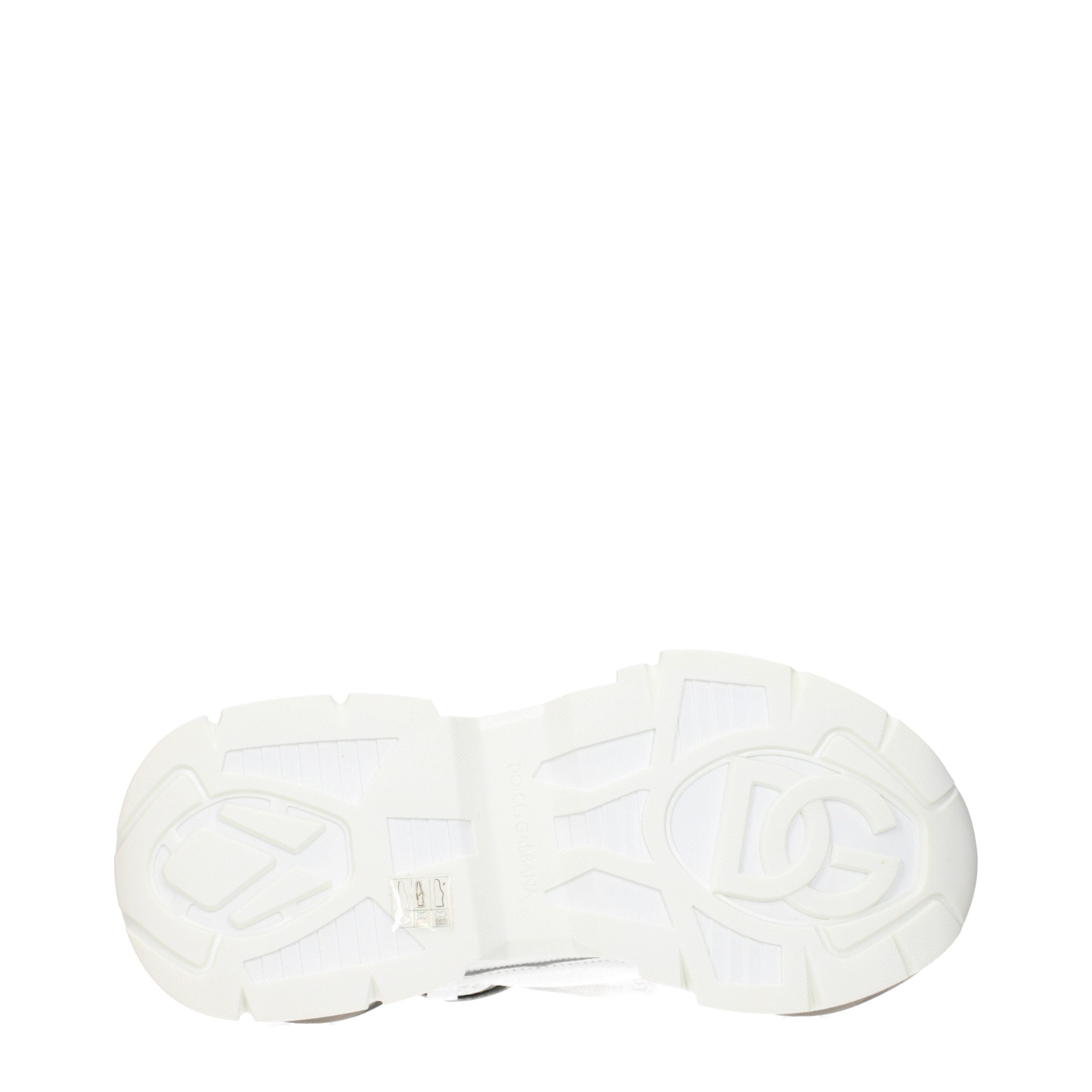 White Fabric Athletic Sneakers