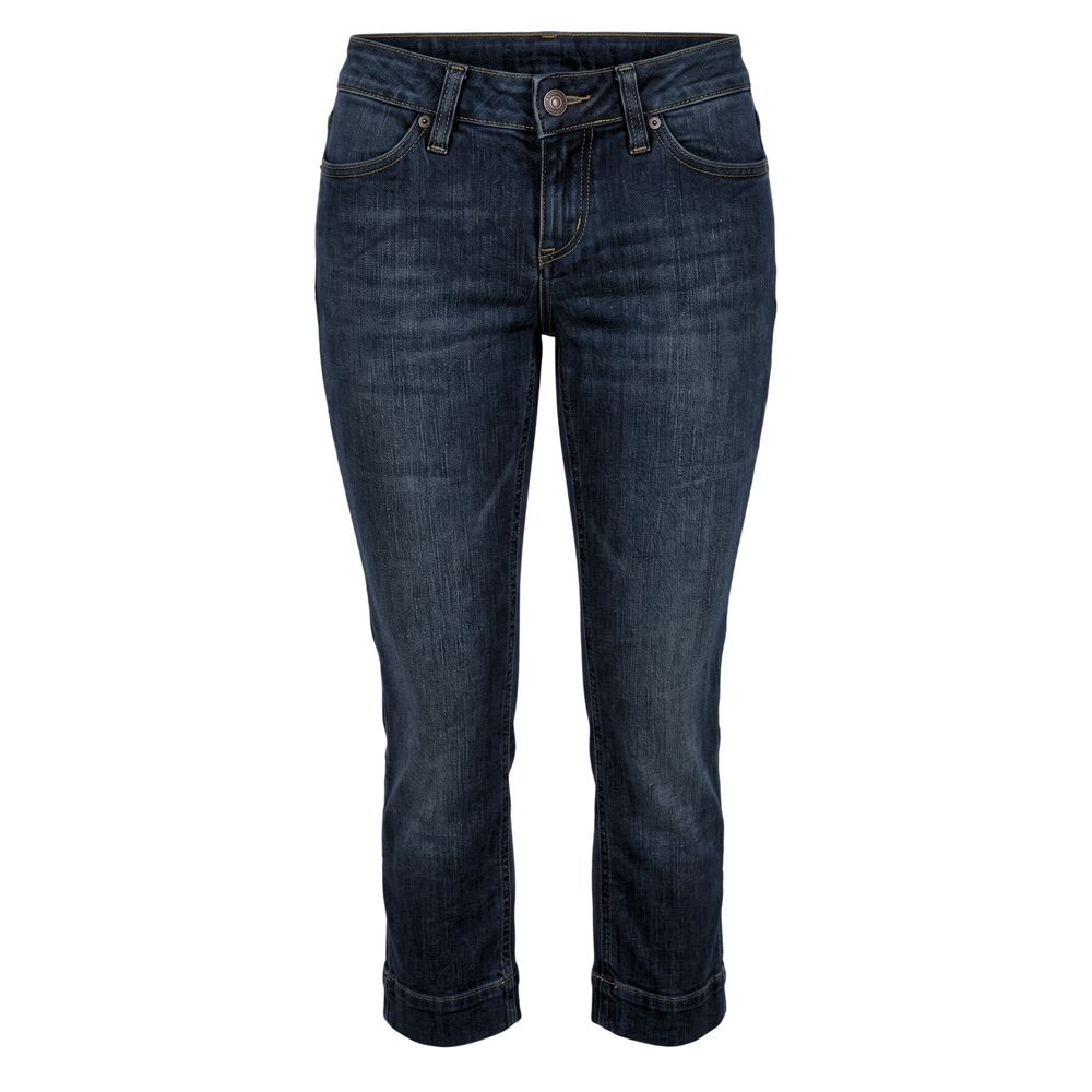 Blue Cotton Women Jeans