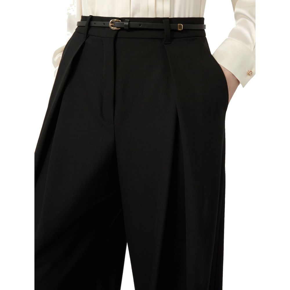 Black Elastane Dress Pants