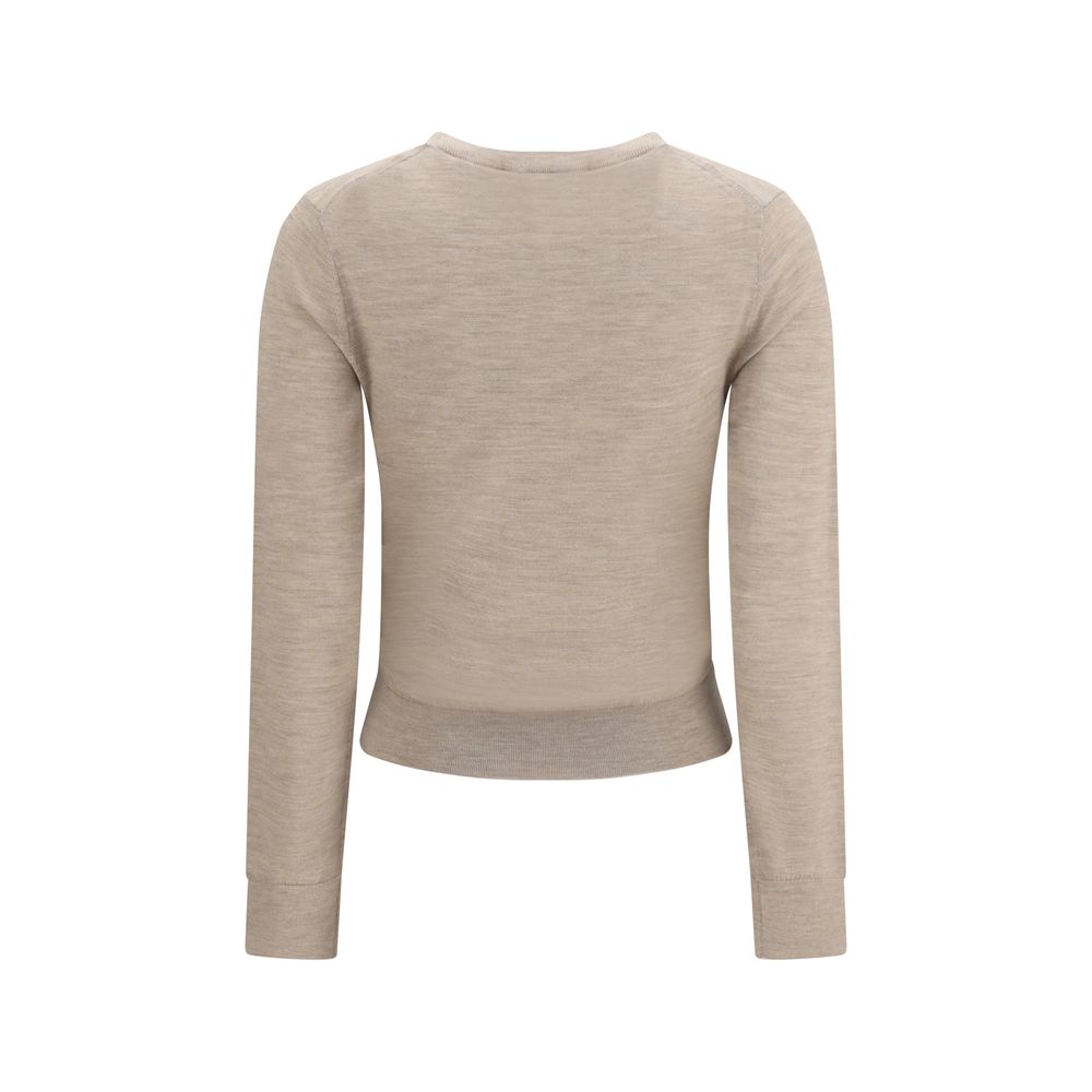 Beige Wool Oves Aries Sweatshirt