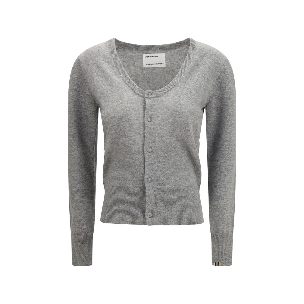 Gray Cashmere Cardigan