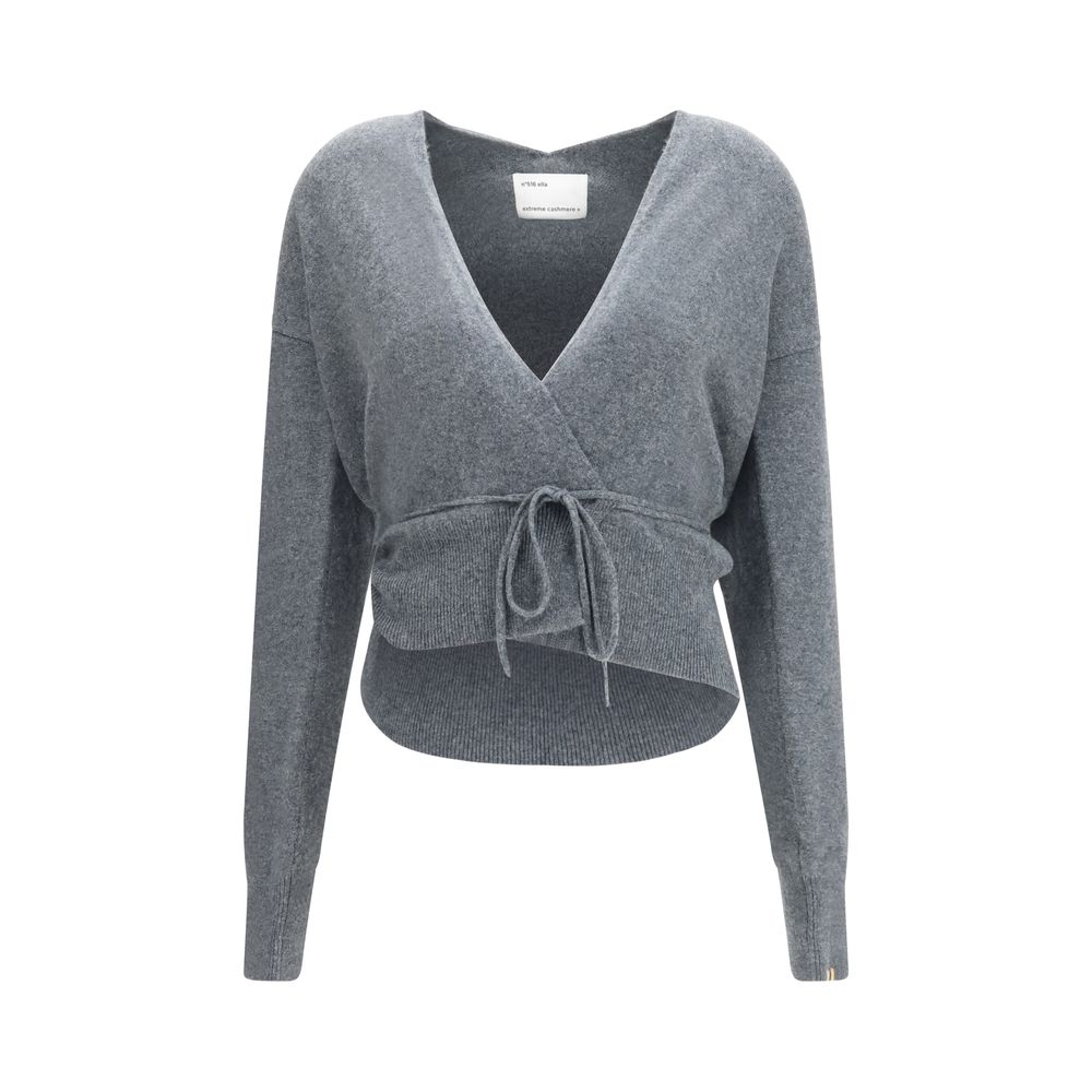 Gray Cashmere Cardigan