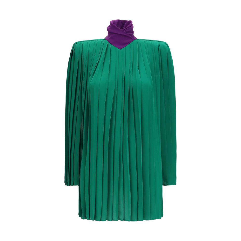Bicolor Silk Shirt