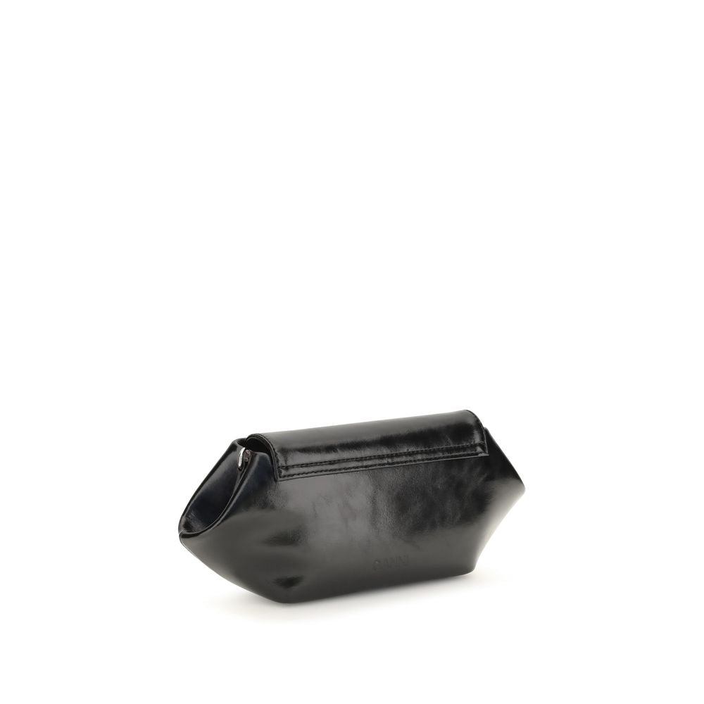 Black Polyethylene Shoulder Bag