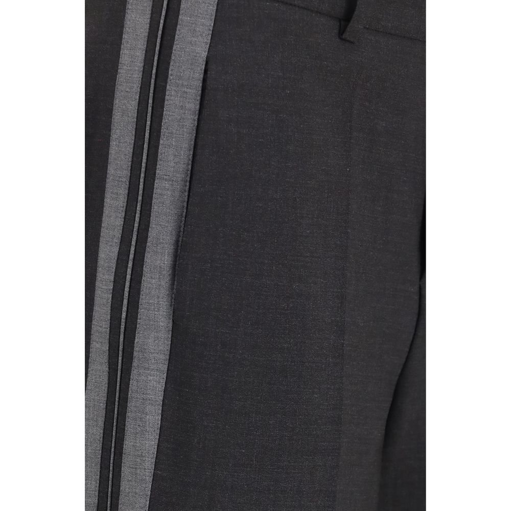 Gray Wool Oves Aries Casual Pants