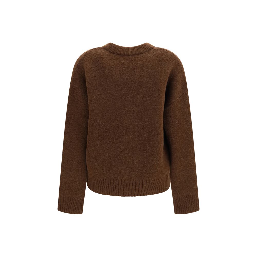 Brown Alpaca Vicugna Pacos Cardigan