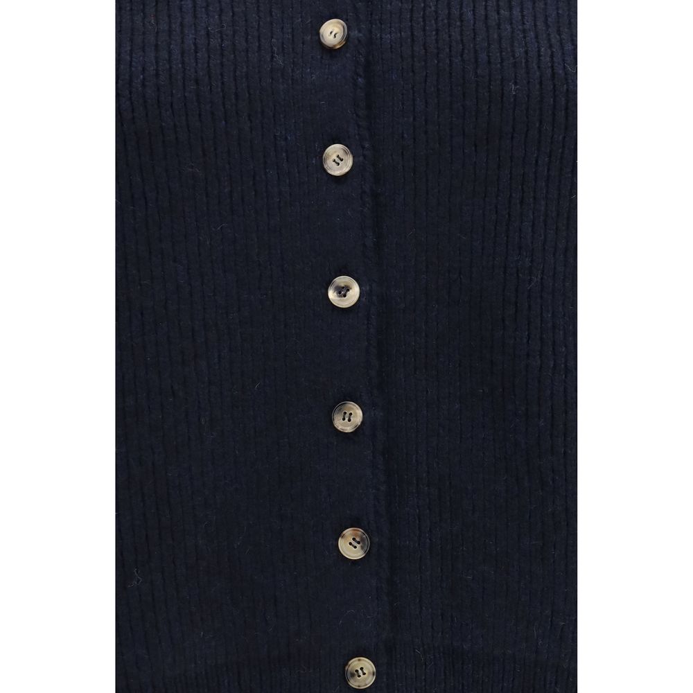 Blue Cashmere Cardigan