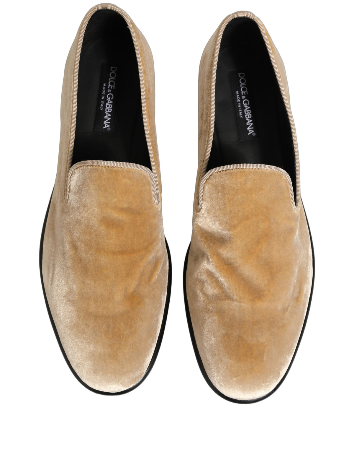 Beige Suede Slip On Slippers Loafers Shoes