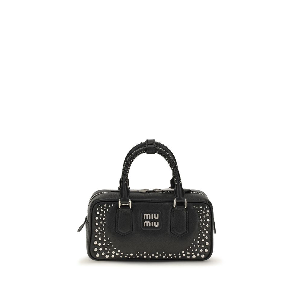Black Calf Leather Bos Taurus Handbag