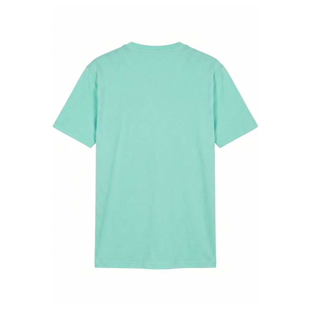 Green Cotton Men T-Shirt