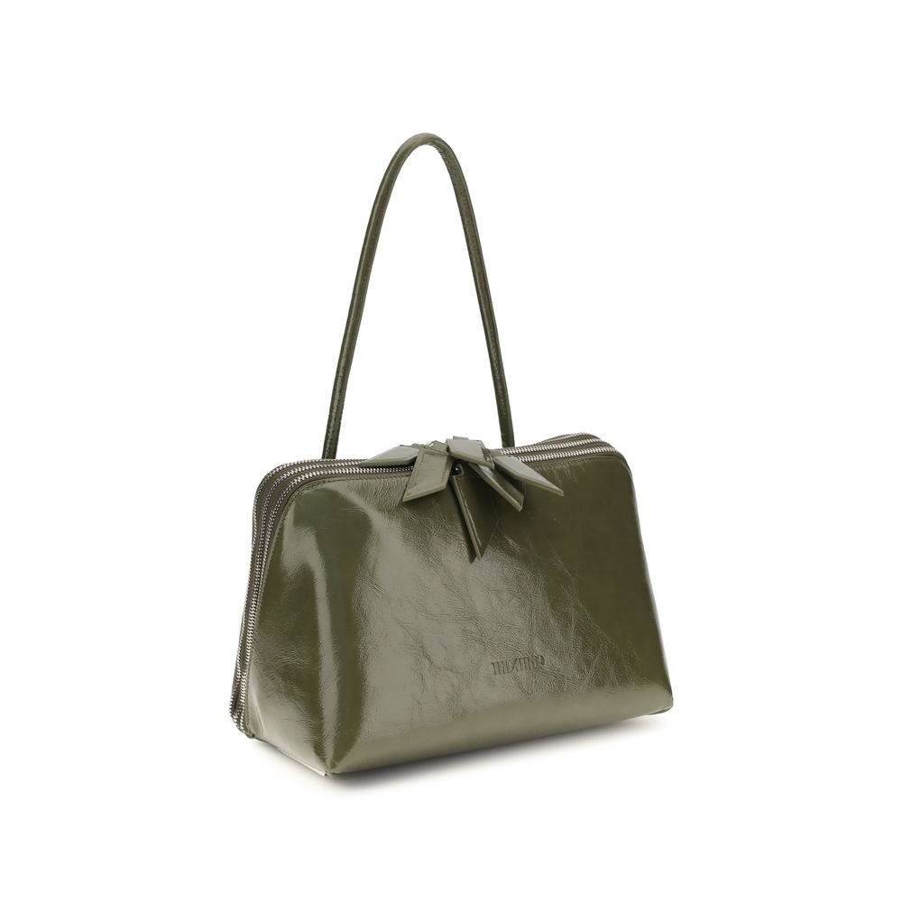 Bicolor Calf Leather Bos Taurus Shoulder Bag