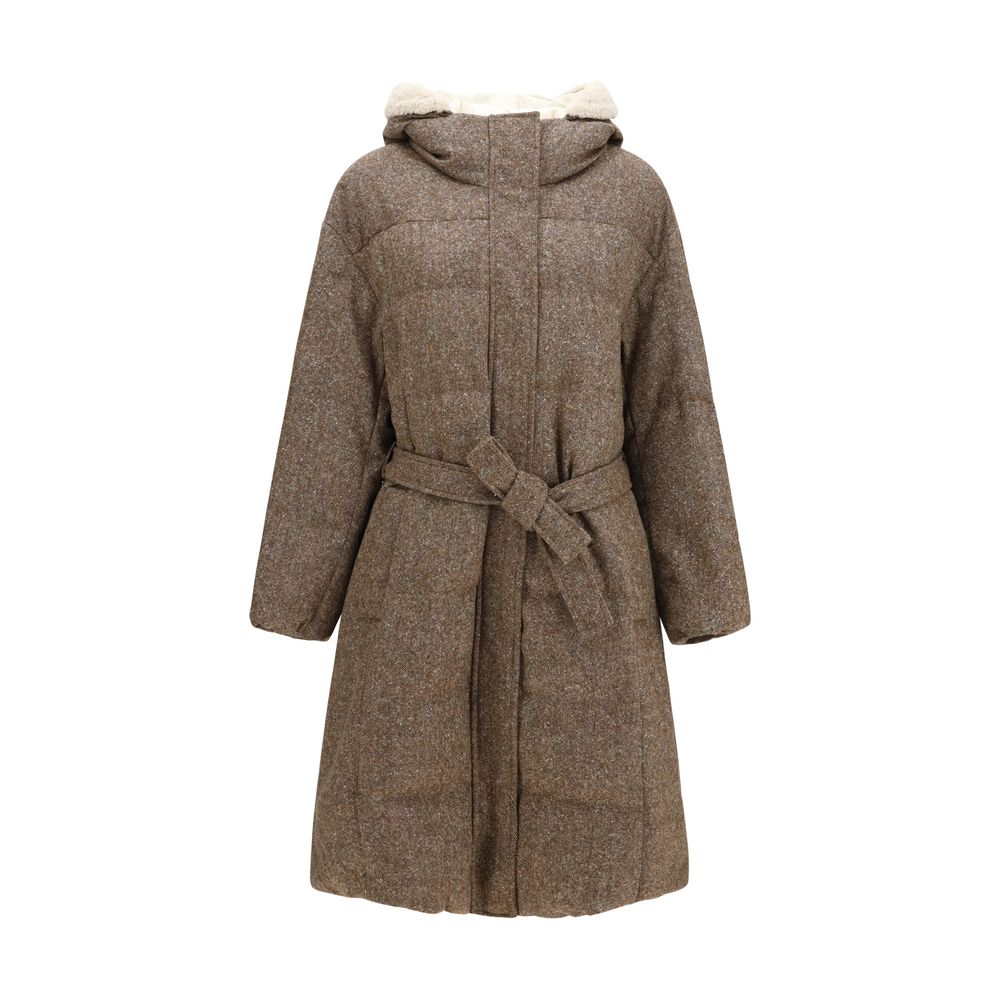Brown Wool Oves Aries Coat